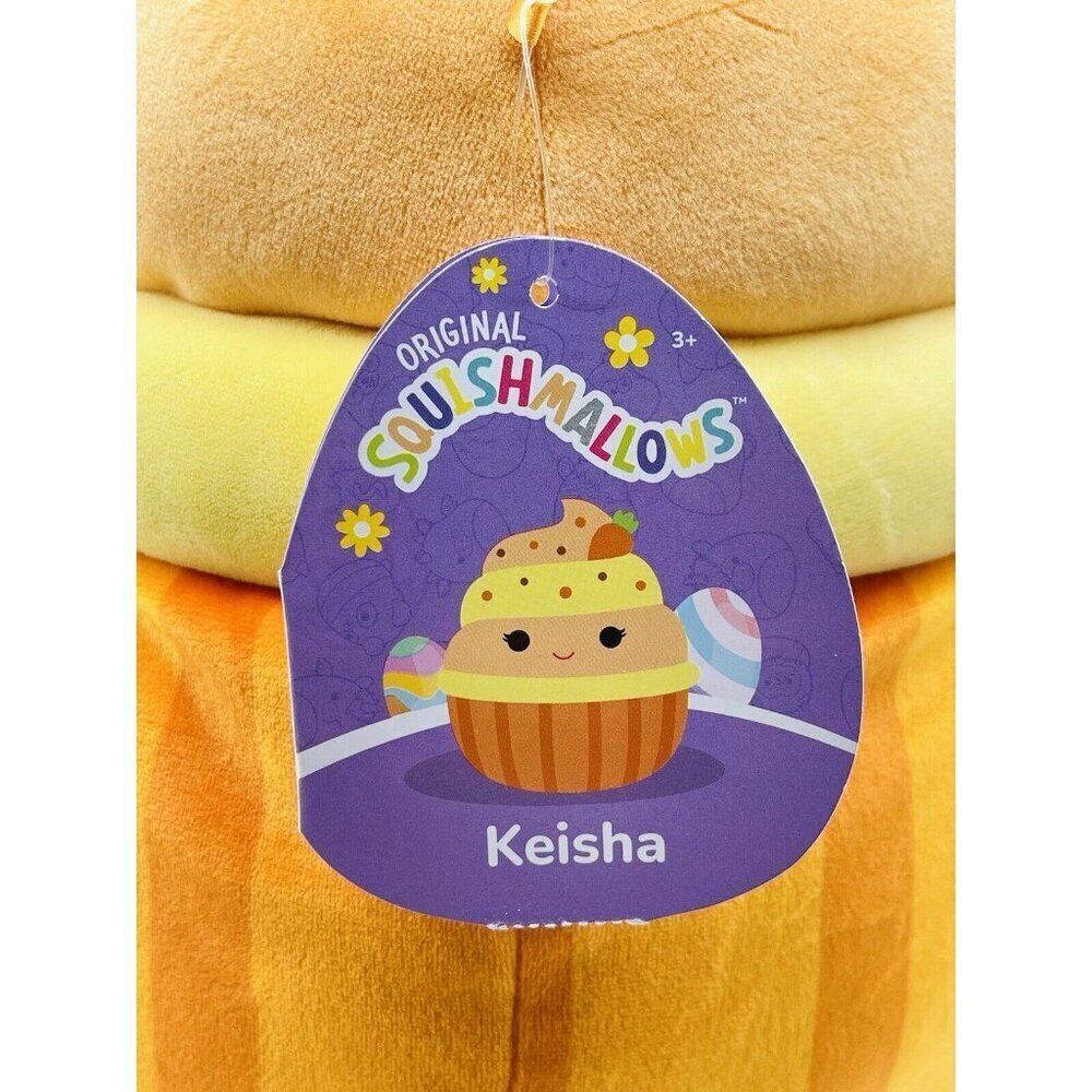 NWT Squishmallows 16" Keisha the Carrot Cupcake Squishdate 5.30.2023 - Picture 5 of 8